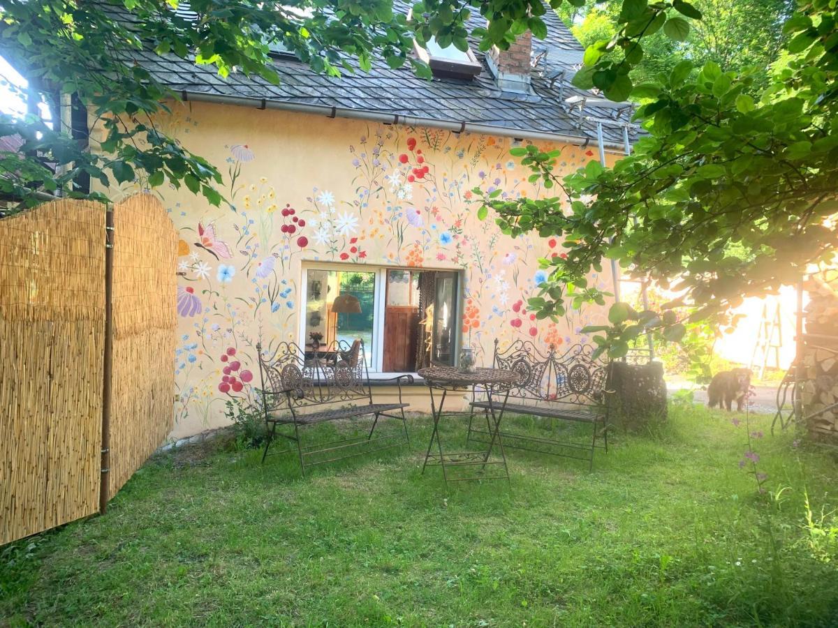 Kleine Kunstremise Mit Holzofen Burg Freienfels Apartman Weinbach Kültér fotó